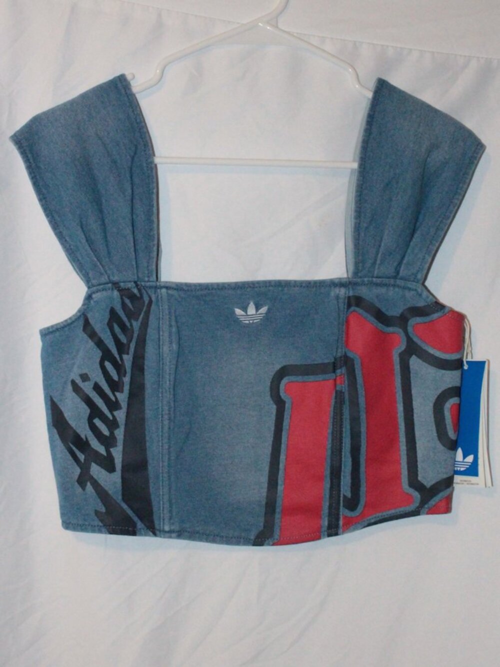 NWT Adidas Originals GFX Coursage Top Size 8 - Picture 11 of 12